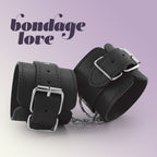 CRUSHIOUS | Bondage Love – Faux Leather Handcuffs