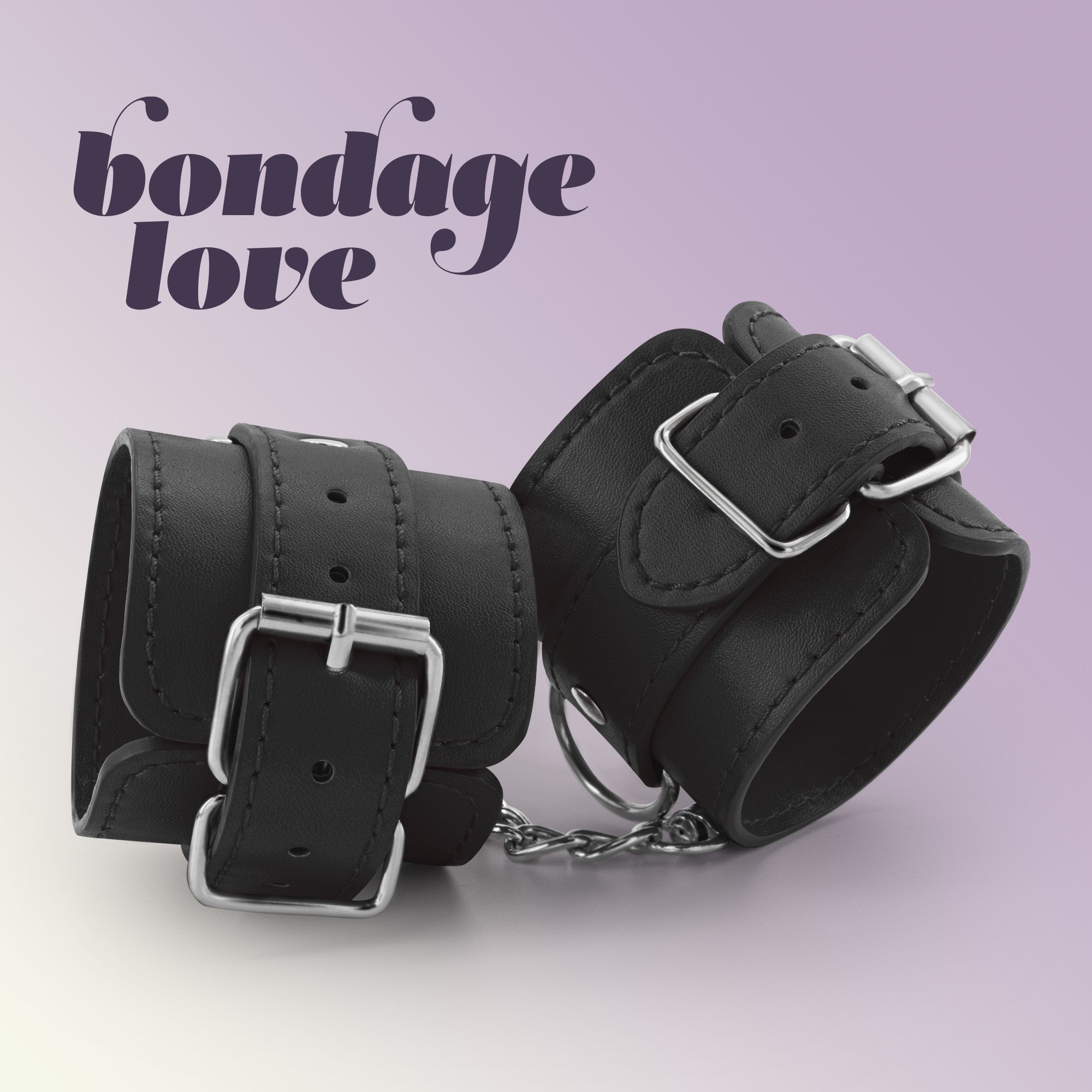 CRUSHIOUS | Bondage Love – Faux Leather Handcuffs