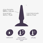 CRUSHIOUS | Jolly – Pyramid Anal Plug with Suction Base 9 cm