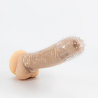 CRUSHIOUS | Ribbed Sleeve – Transparent Penis Sleeve & Lubricant