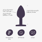 CRUSHIOUS | Bijou – Metal Anal Plug with Decorative Jewel