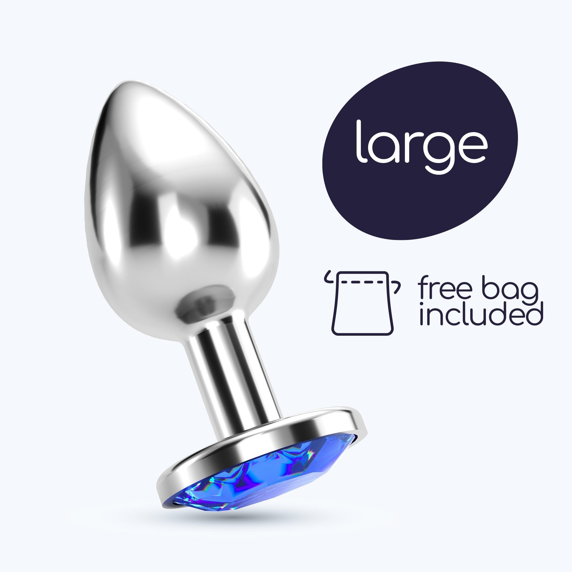 CRUSHIOUS | Bijou – Metal Anal Plug with Decorative Jewel