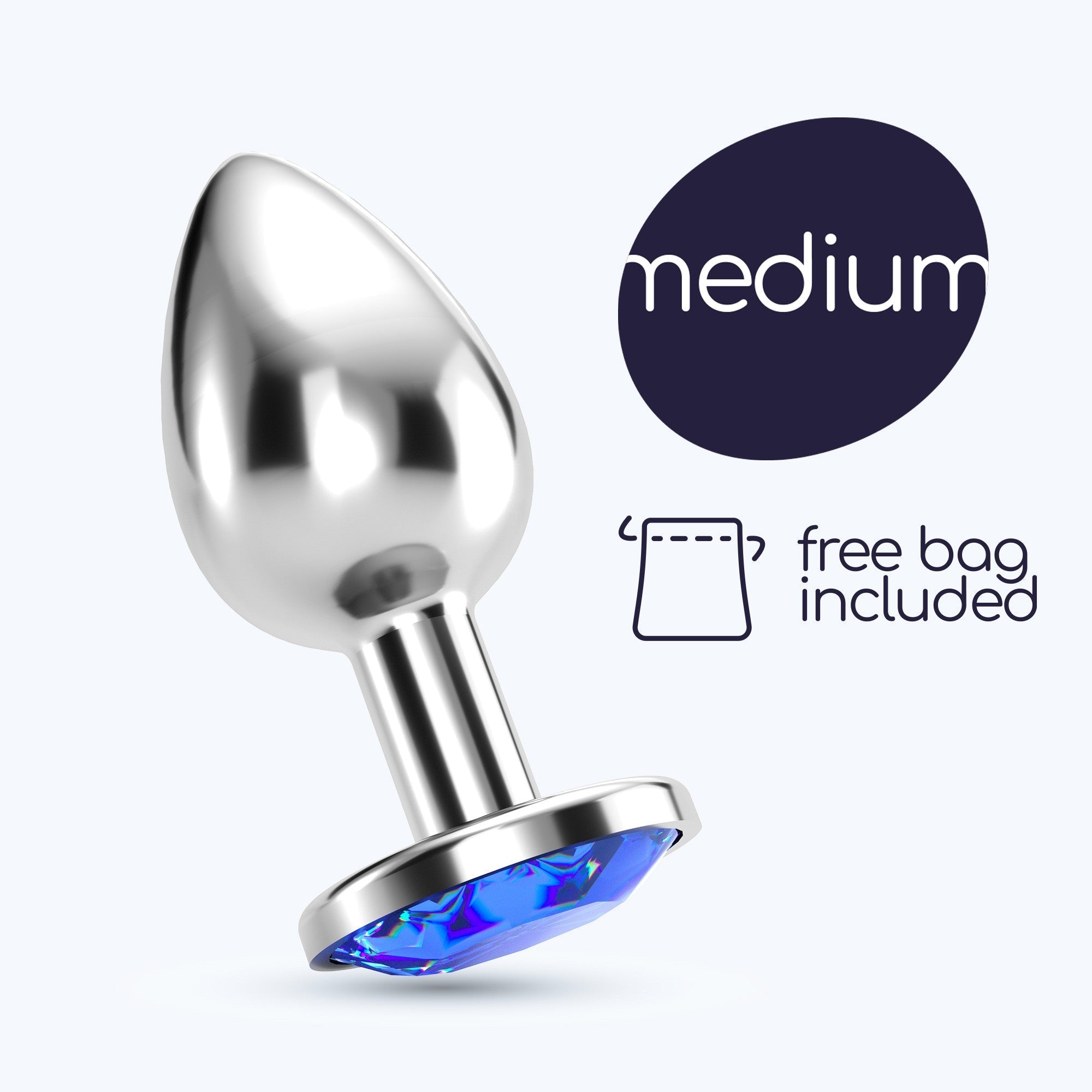 CRUSHIOUS | Bijou – Metal Anal Plug with Decorative Jewel