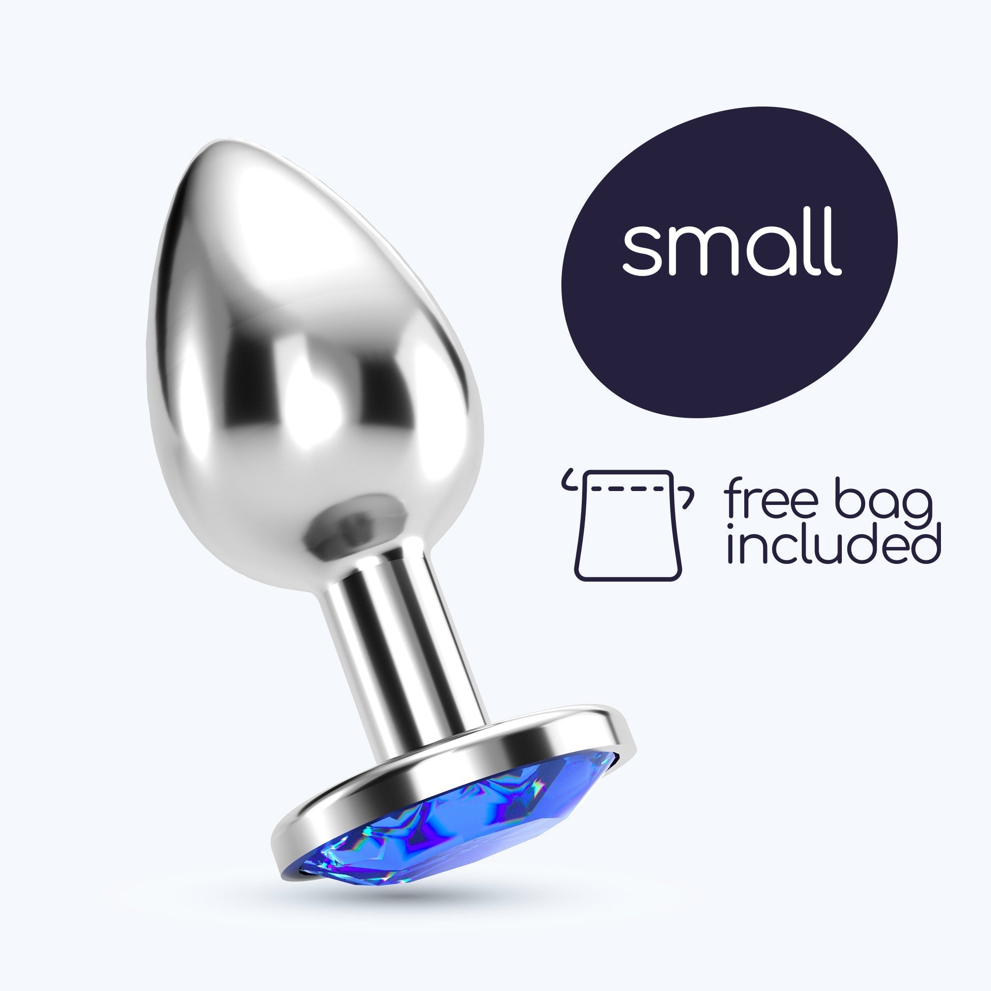 CRUSHIOUS | Bijou – Metal Anal Plug with Decorative Jewel