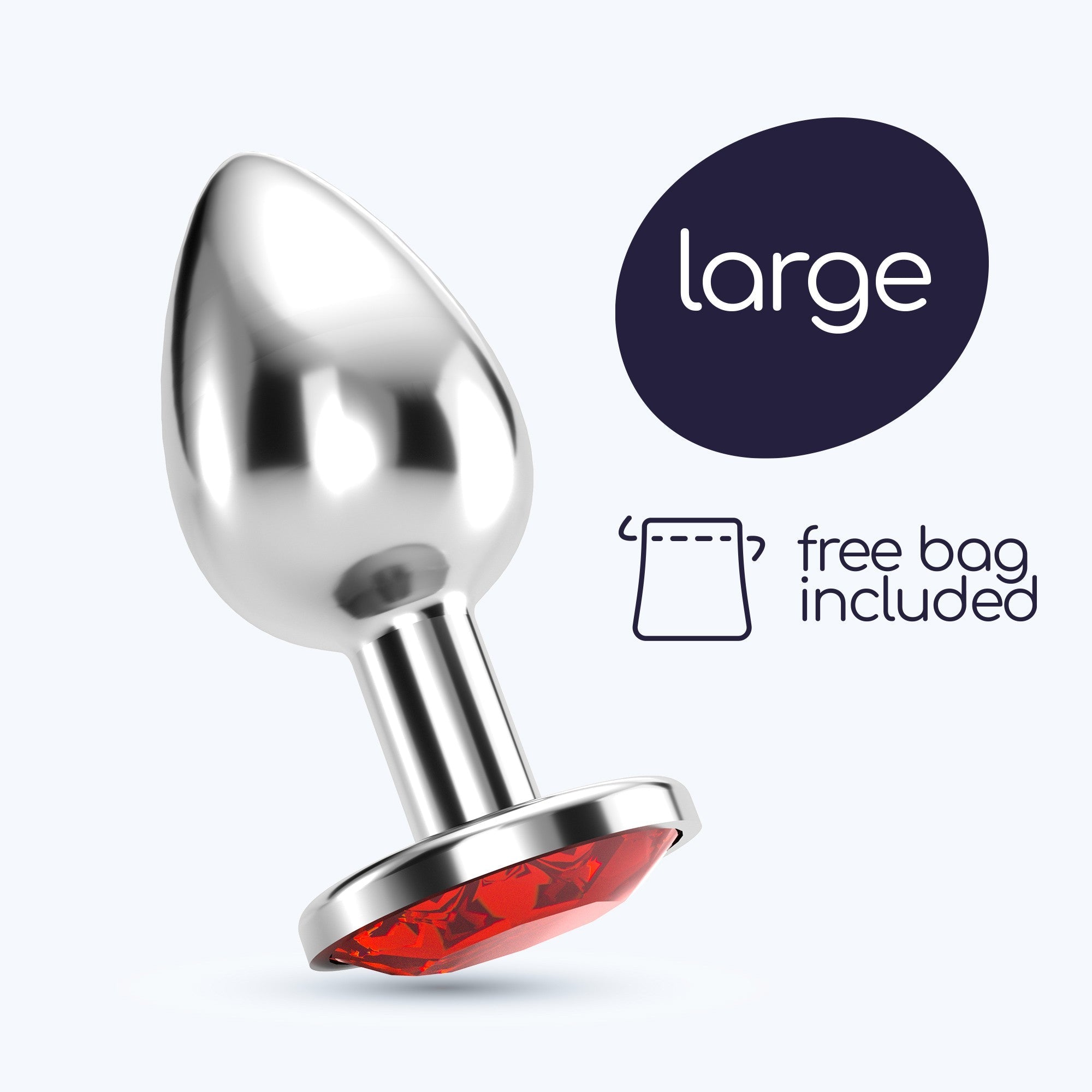 CRUSHIOUS | Bijou – Metal Anal Plug with Decorative Jewel