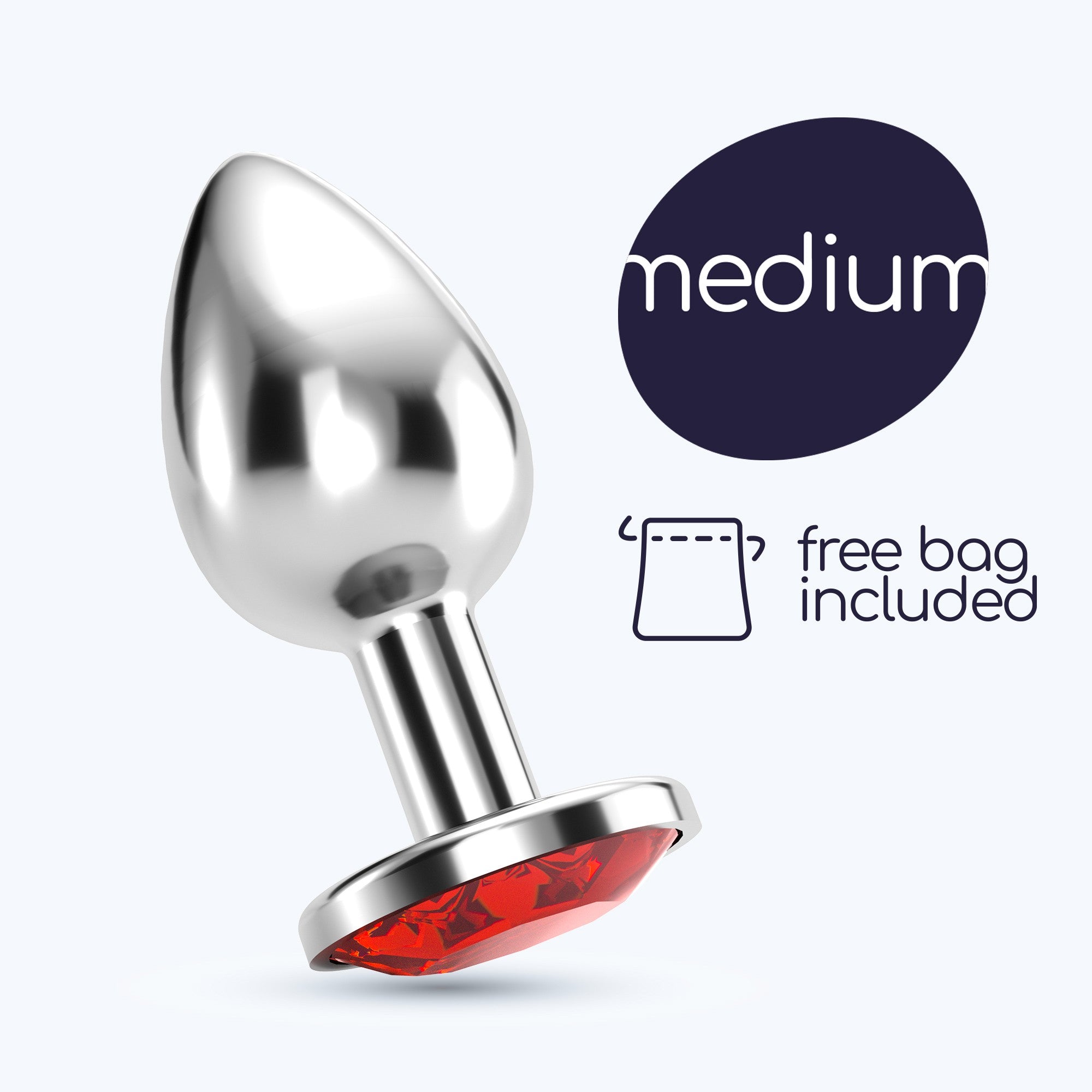 CRUSHIOUS | Bijou – Metal Anal Plug with Decorative Jewel