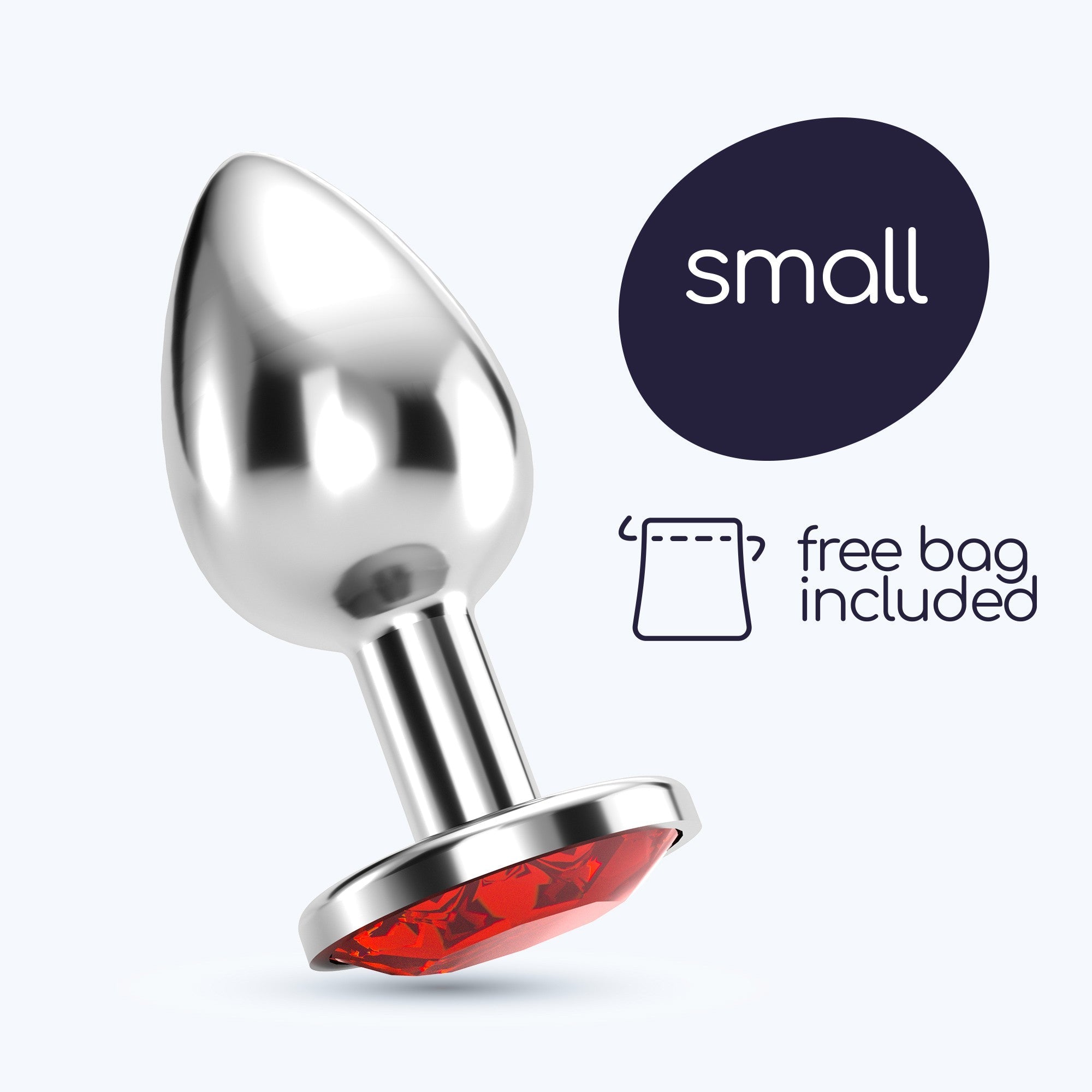 CRUSHIOUS | Bijou – Metal Anal Plug with Decorative Jewel