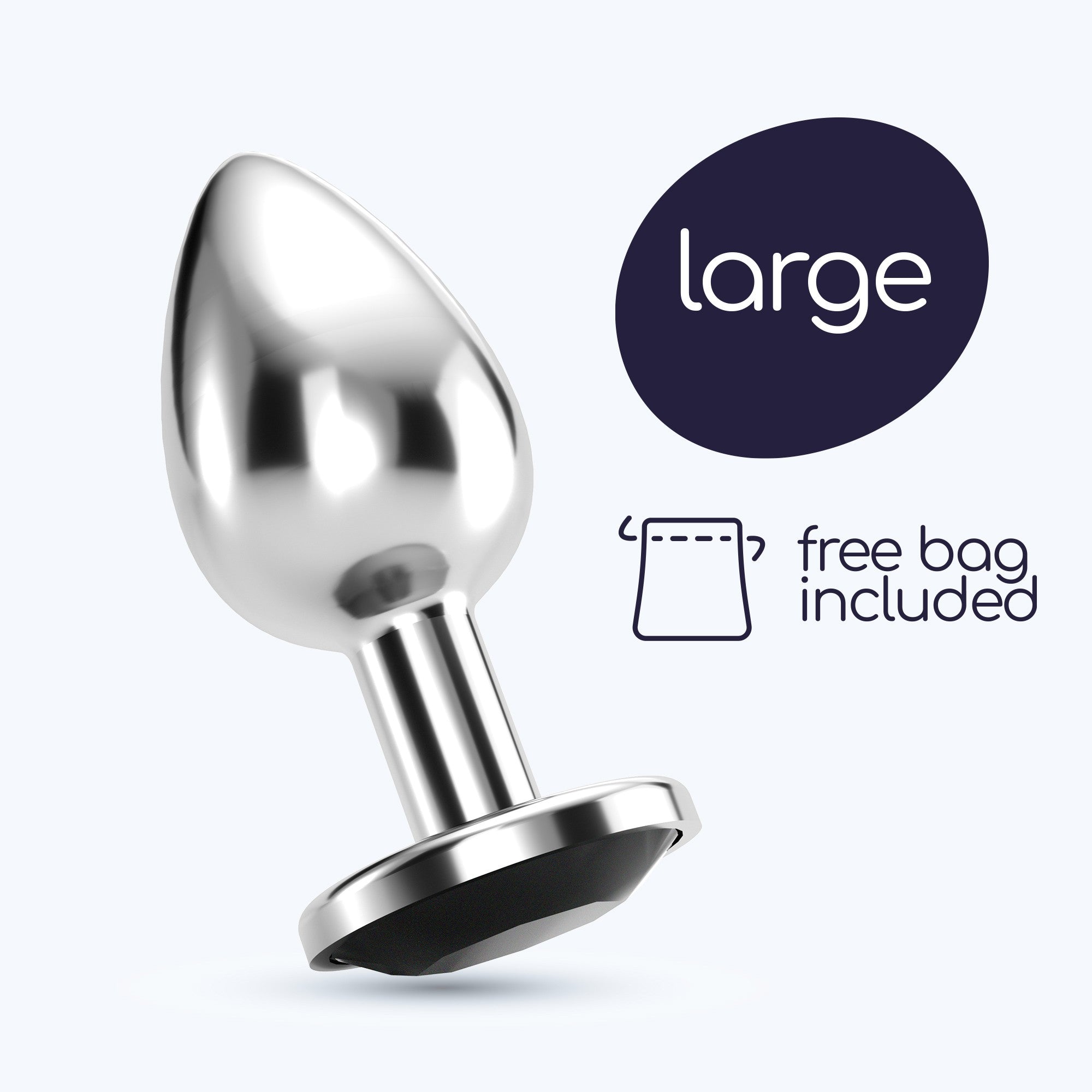 CRUSHIOUS | Bijou – Metal Anal Plug with Decorative Jewel