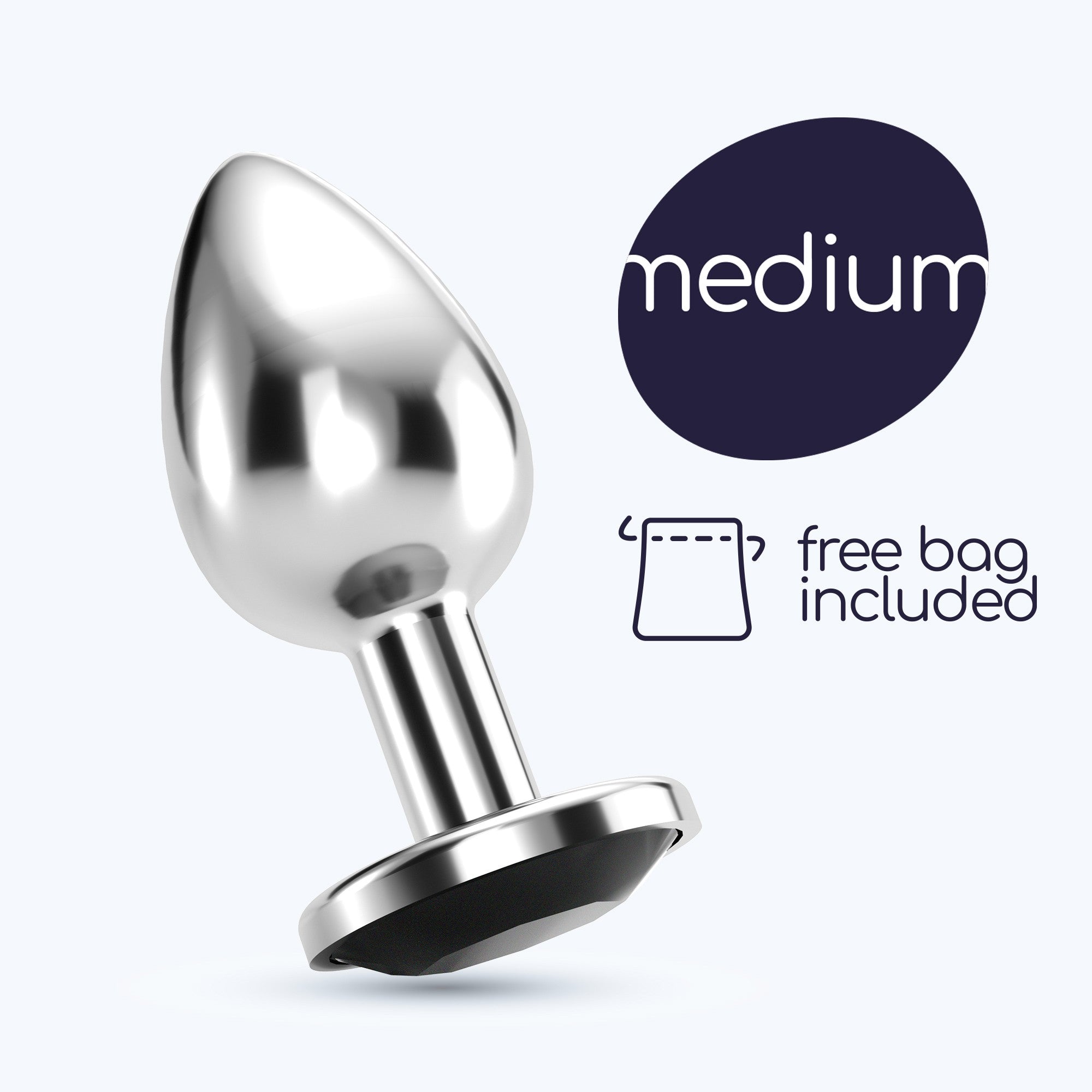 CRUSHIOUS | Bijou – Metal Anal Plug with Decorative Jewel