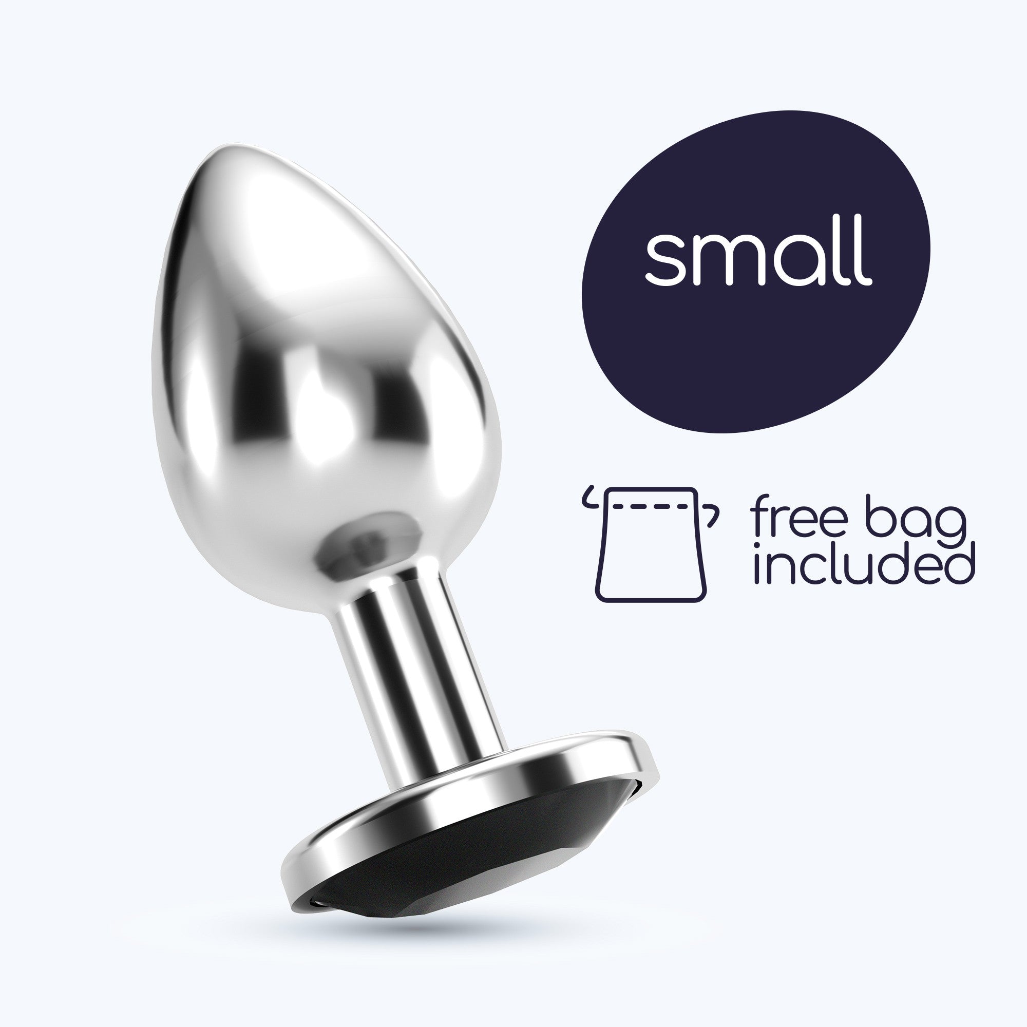 CRUSHIOUS | Bijou – Metal Anal Plug with Decorative Jewel