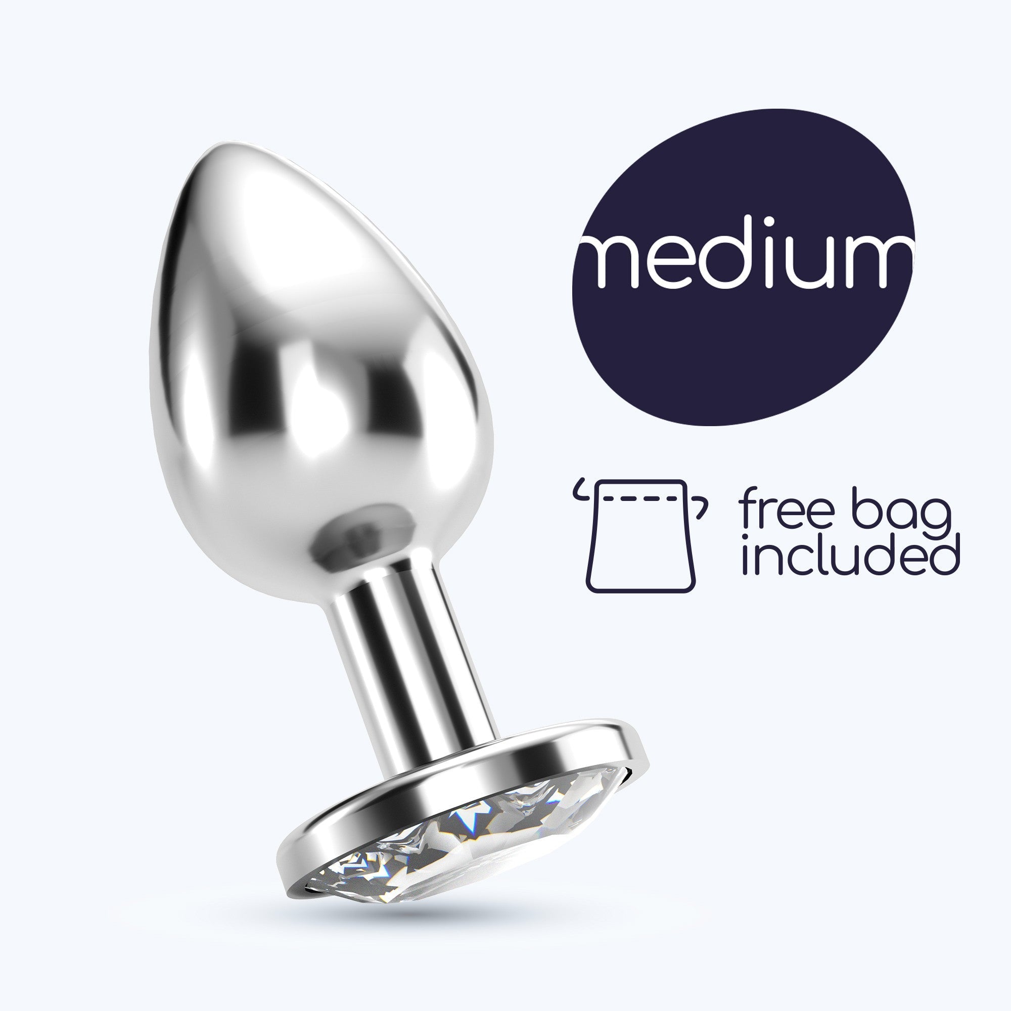 CRUSHIOUS | Bijou – Metal Anal Plug with Decorative Jewel