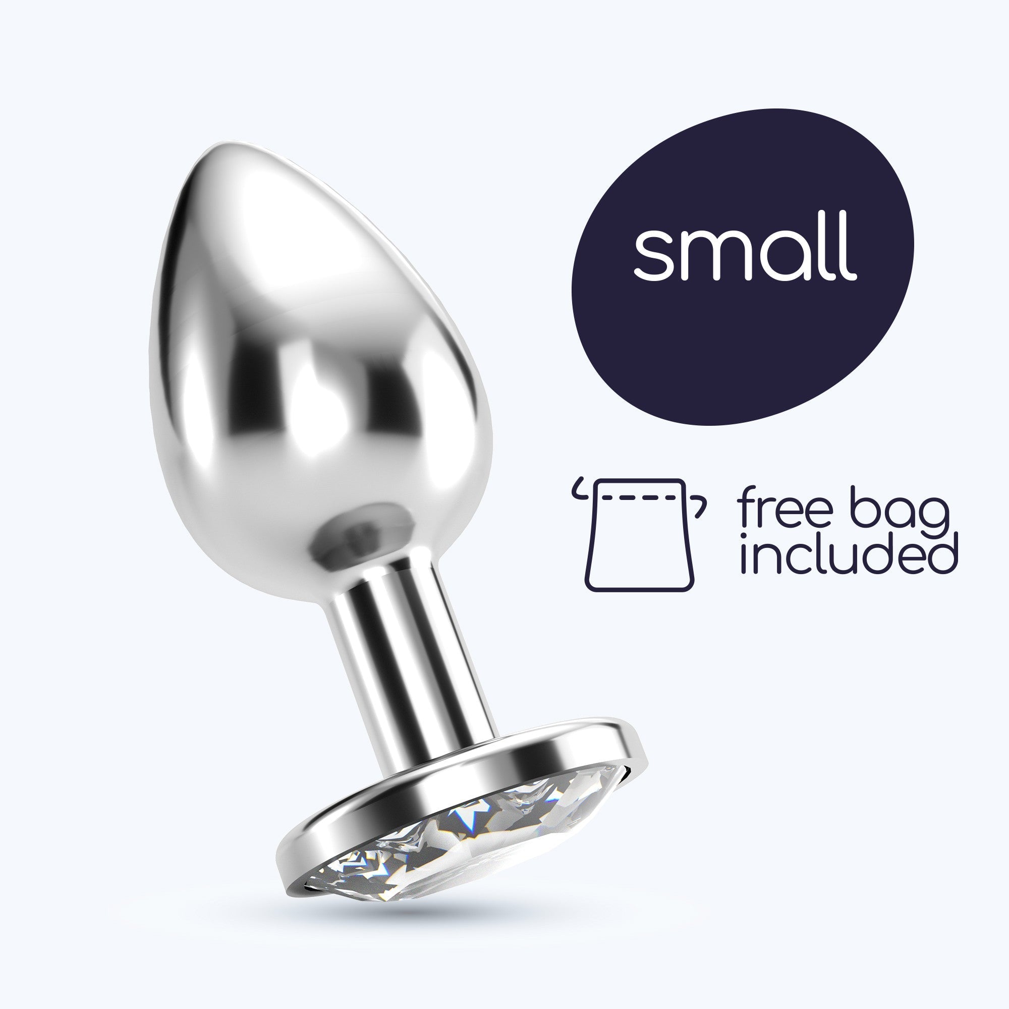 CRUSHIOUS | Bijou – Metal Anal Plug with Decorative Jewel