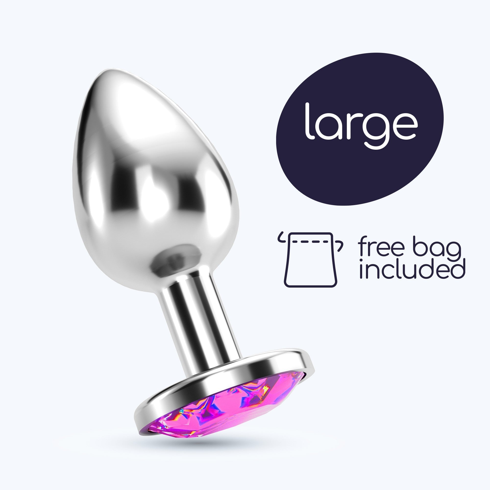 CRUSHIOUS | Bijou – Metal Anal Plug with Decorative Jewel