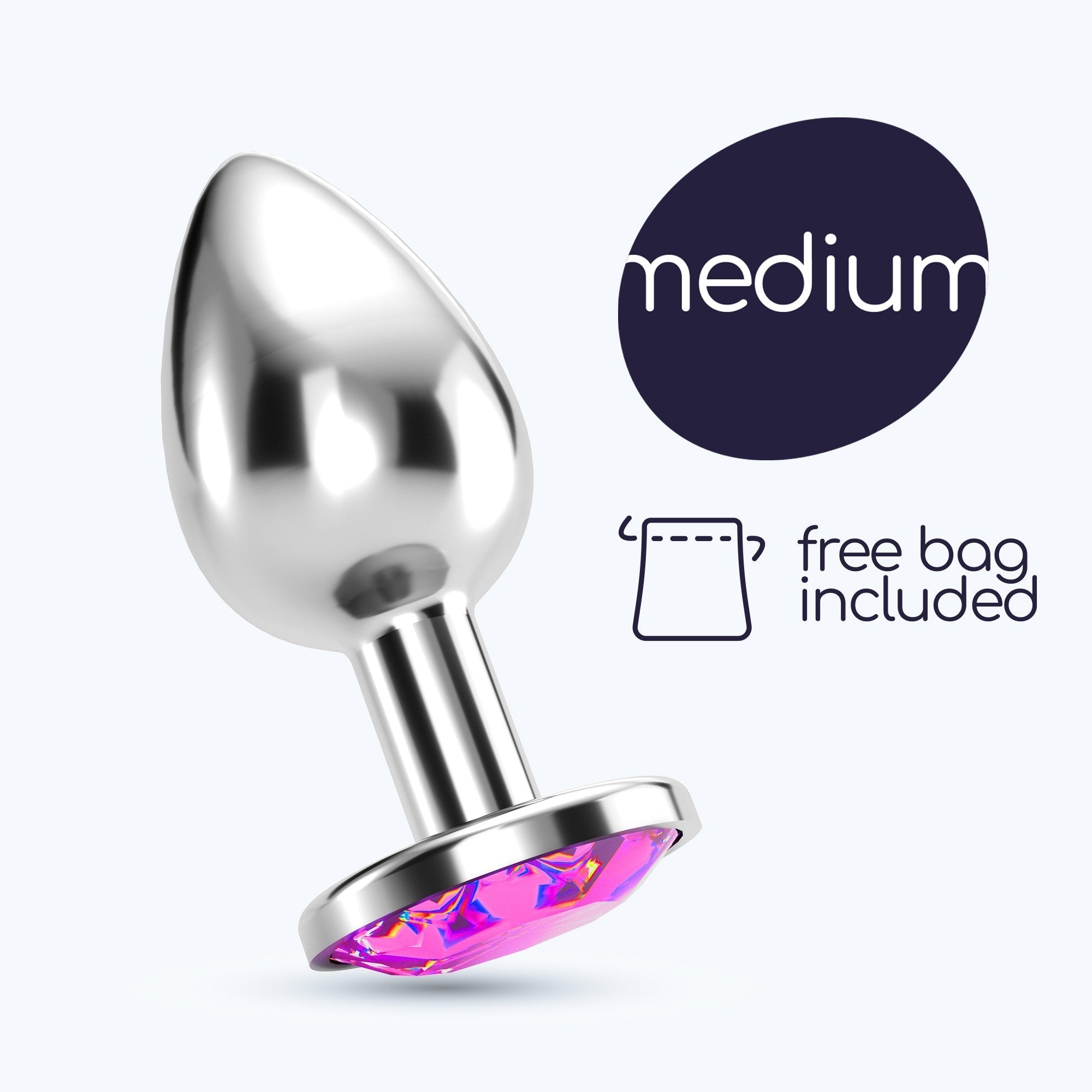 CRUSHIOUS | Bijou – Metal Anal Plug with Decorative Jewel
