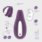 CRUSHIOUS | Pleasuriser – Rechargeable C-Shape Vibrator with Remote & Lubricant