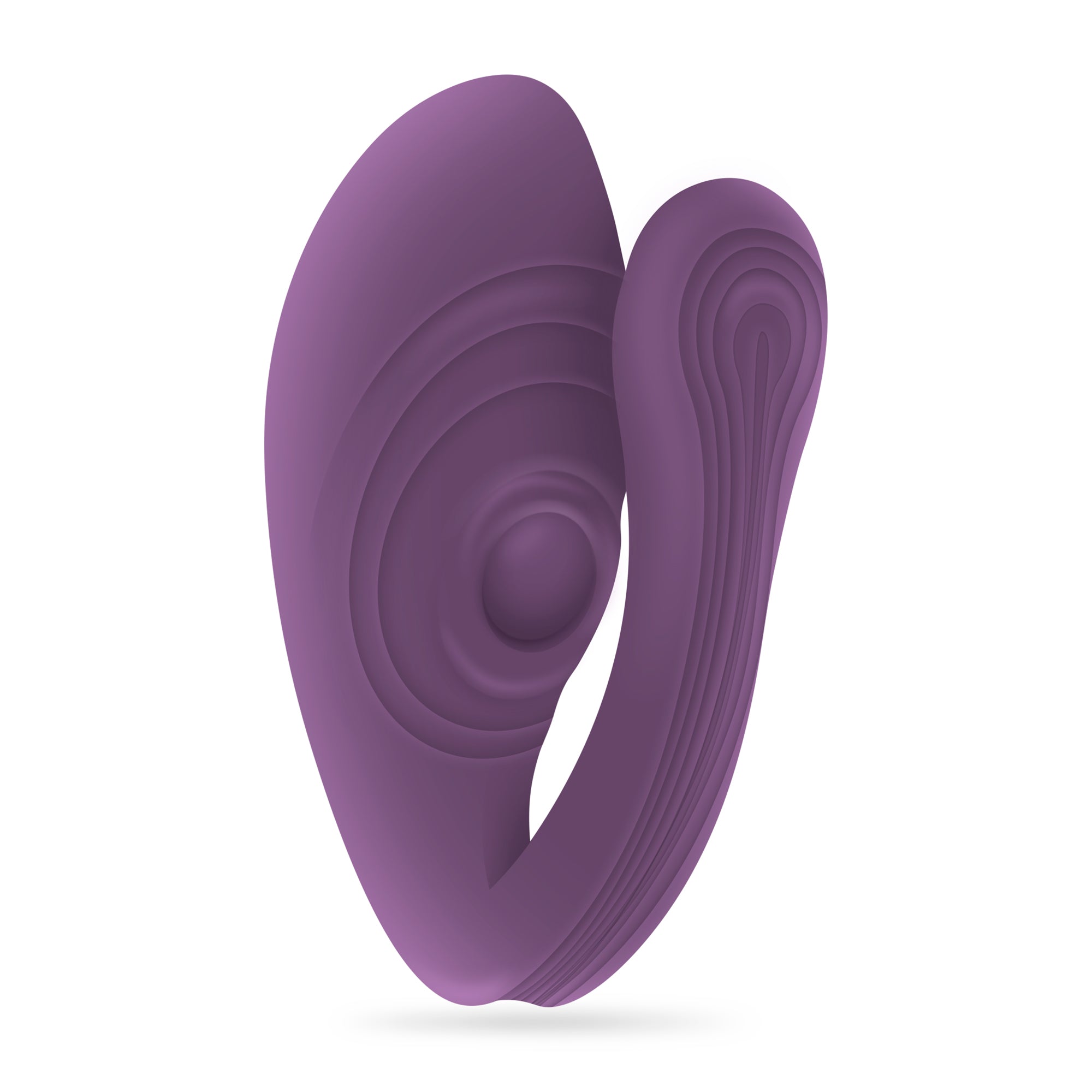 CRUSHIOUS | Pleasuriser – Rechargeable C-Shape Vibrator with Remote & Lubricant