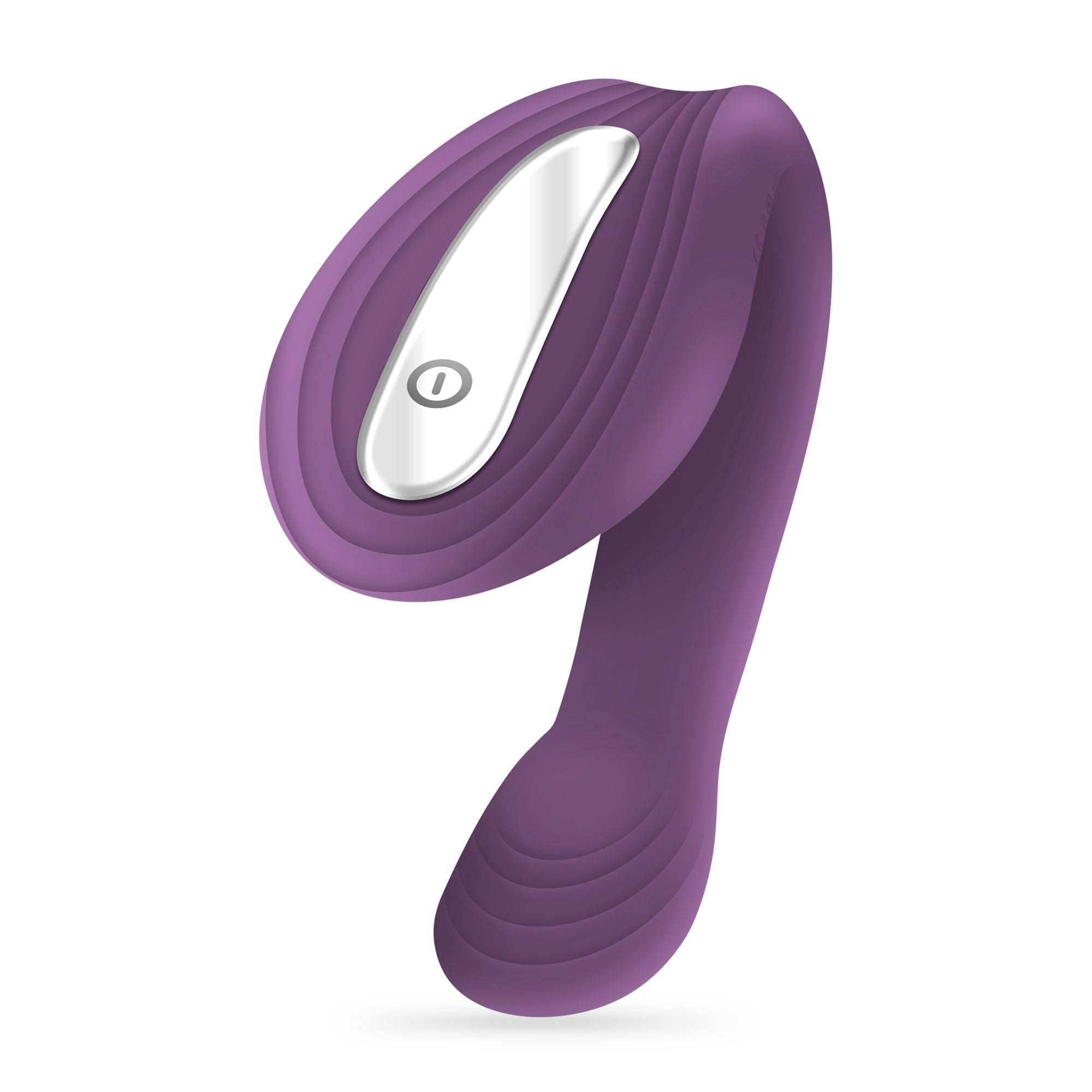 CRUSHIOUS | Pleasuriser – Rechargeable C-Shape Vibrator with Remote & Lubricant