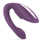 CRUSHIOUS | Pleasuriser – Rechargeable C-Shape Vibrator with Remote & Lubricant