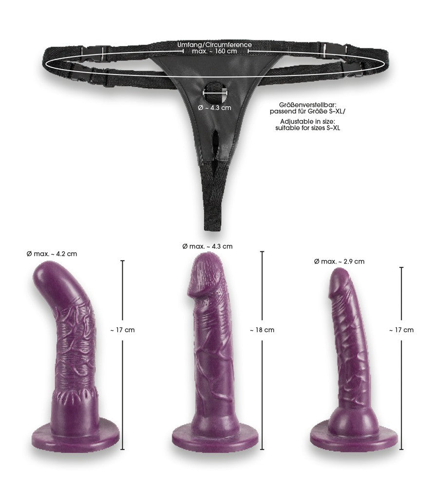 STRAP-ON CON 3 PENES BAD KITTY