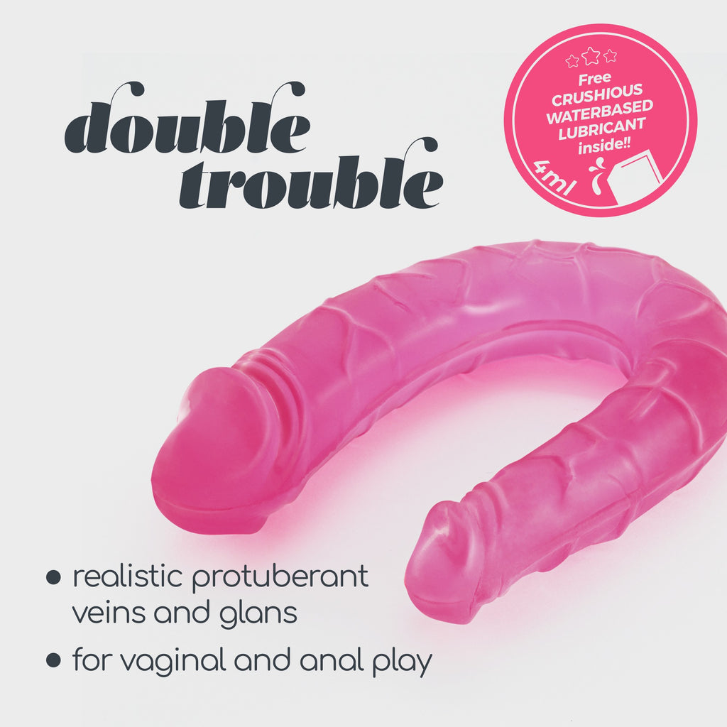 Double Trouble kahepoolne dildo Crushious 