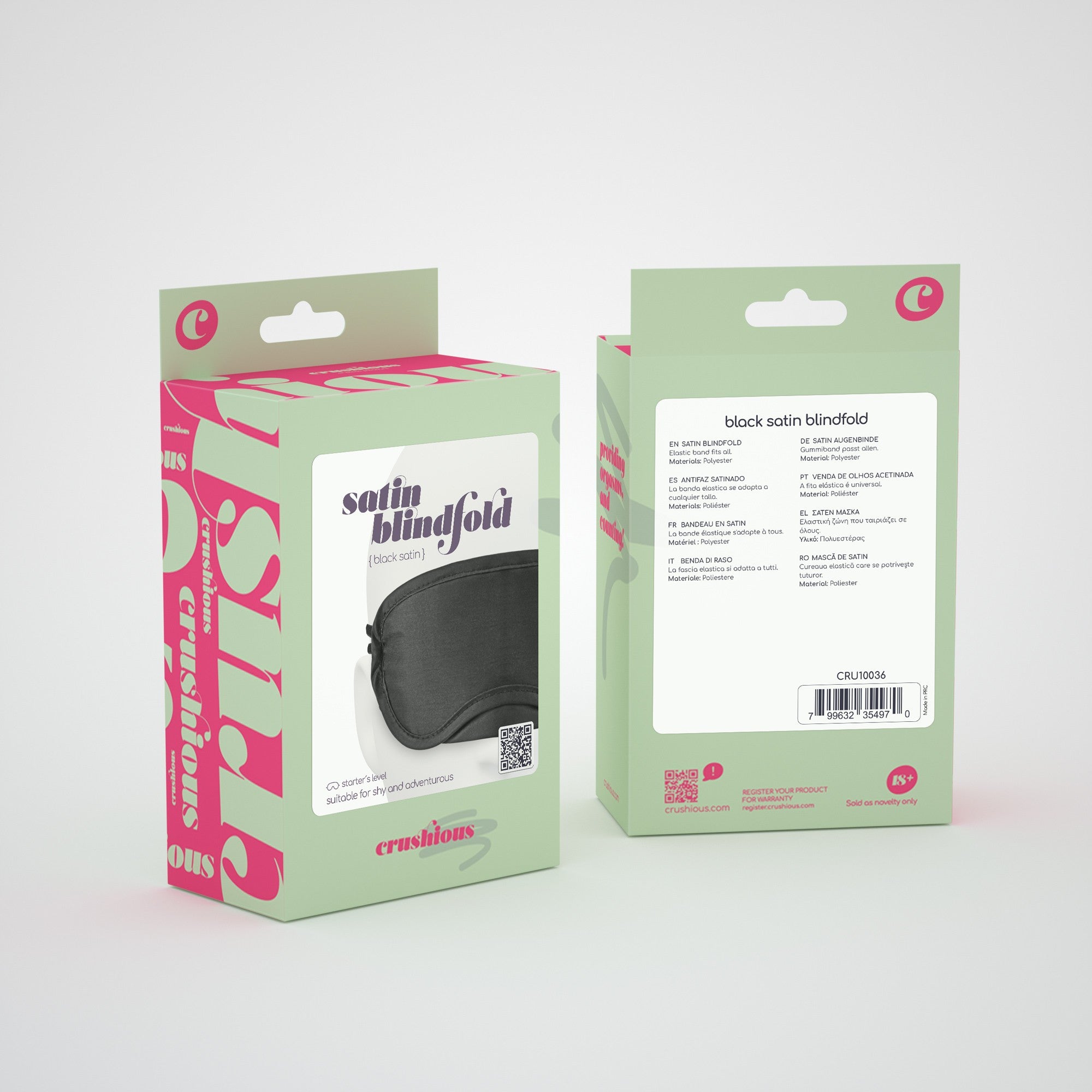 CRUSHIOUS | Blindfold – Satin Blindfold
