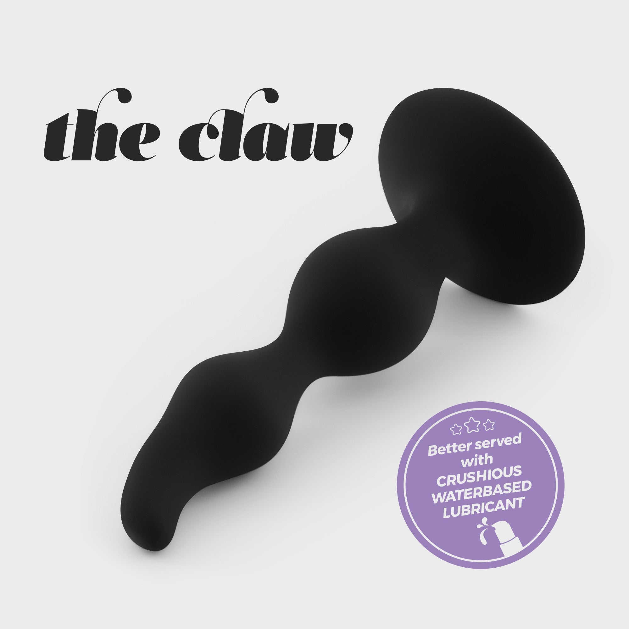 CRUSHIOUS | The Claw – Silicone Prostate Massager with Suction Base