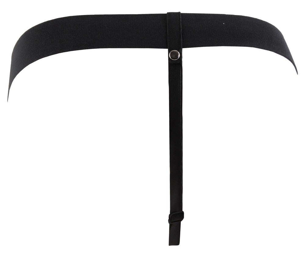 STRAP-ON HUECO CON TESTICULOS 9" FETISH FANTASY SERIES BLANCO