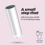CRUSHIOUS | Quackers – Rechargeable Mini Bullet Vibrator 8.6 cm