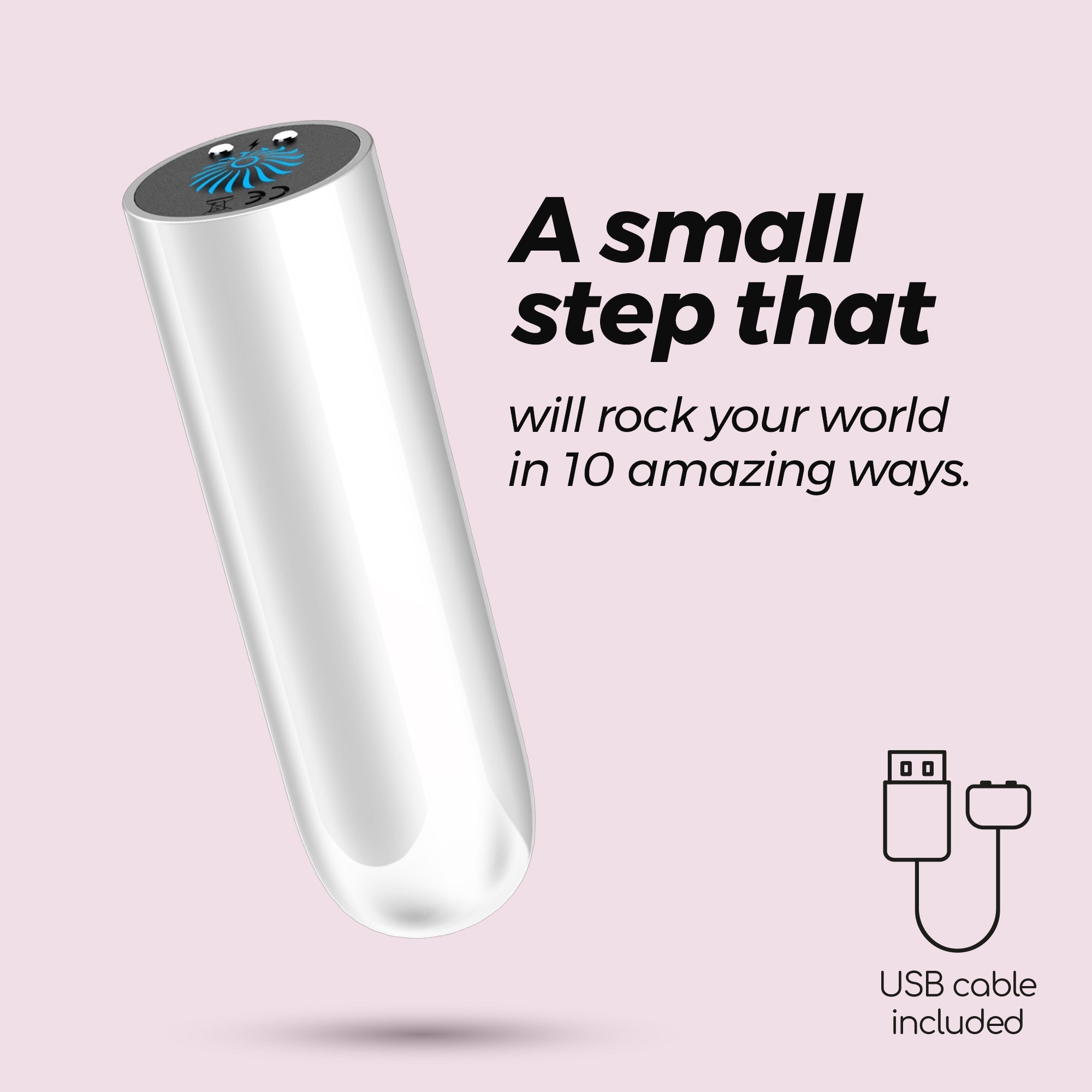 CRUSHIOUS | Quackers – Rechargeable Mini Bullet Vibrator 8.6 cm