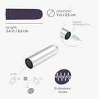 CRUSHIOUS | Quackers – Rechargeable Mini Bullet Vibrator 8.6 cm
