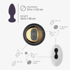 CRUSHIOUS | Twister – Rotating Vibrating Anal Plug with Remote