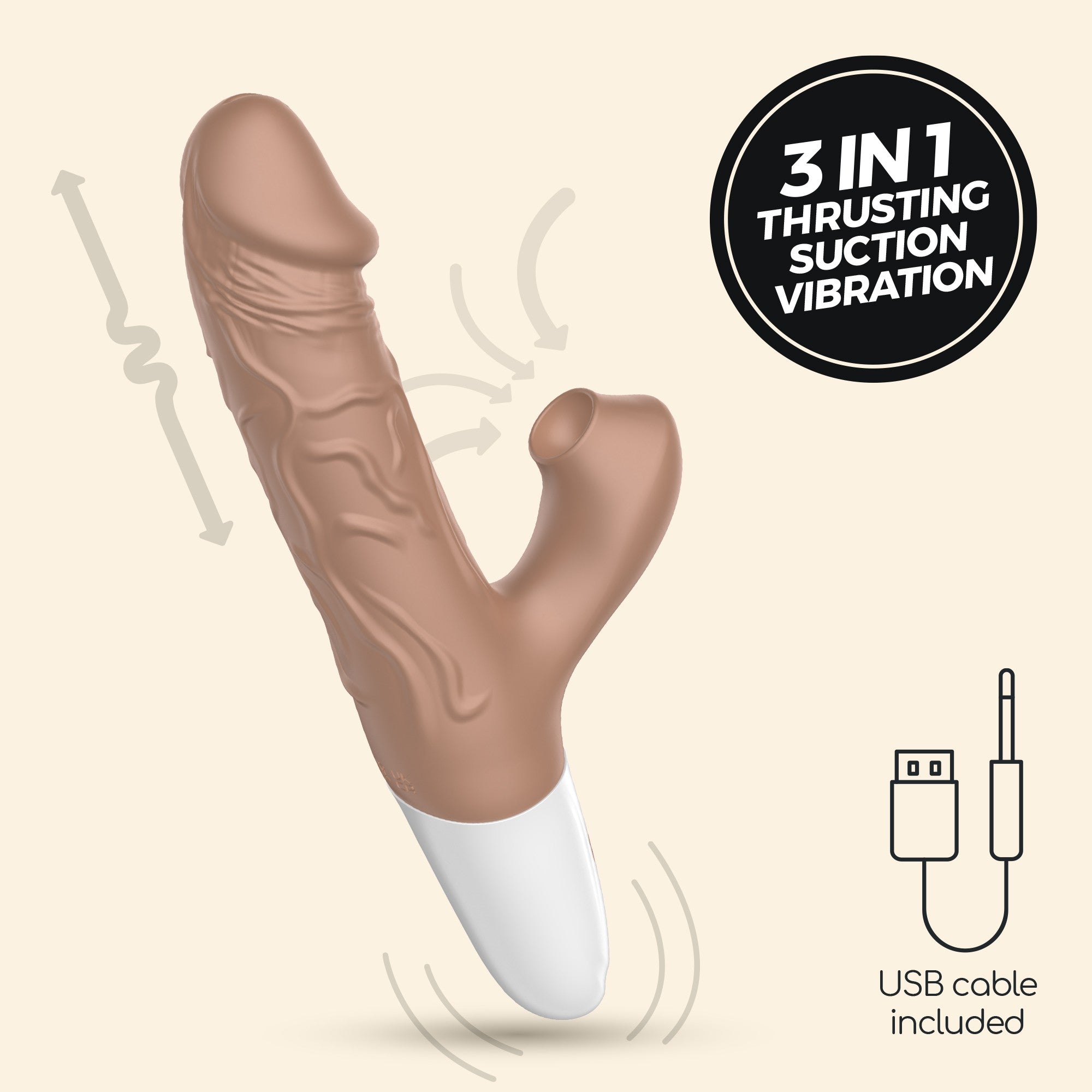 CRUSHIOUS | El Matador – Realistic Vibrating & Thrusting Vibrator