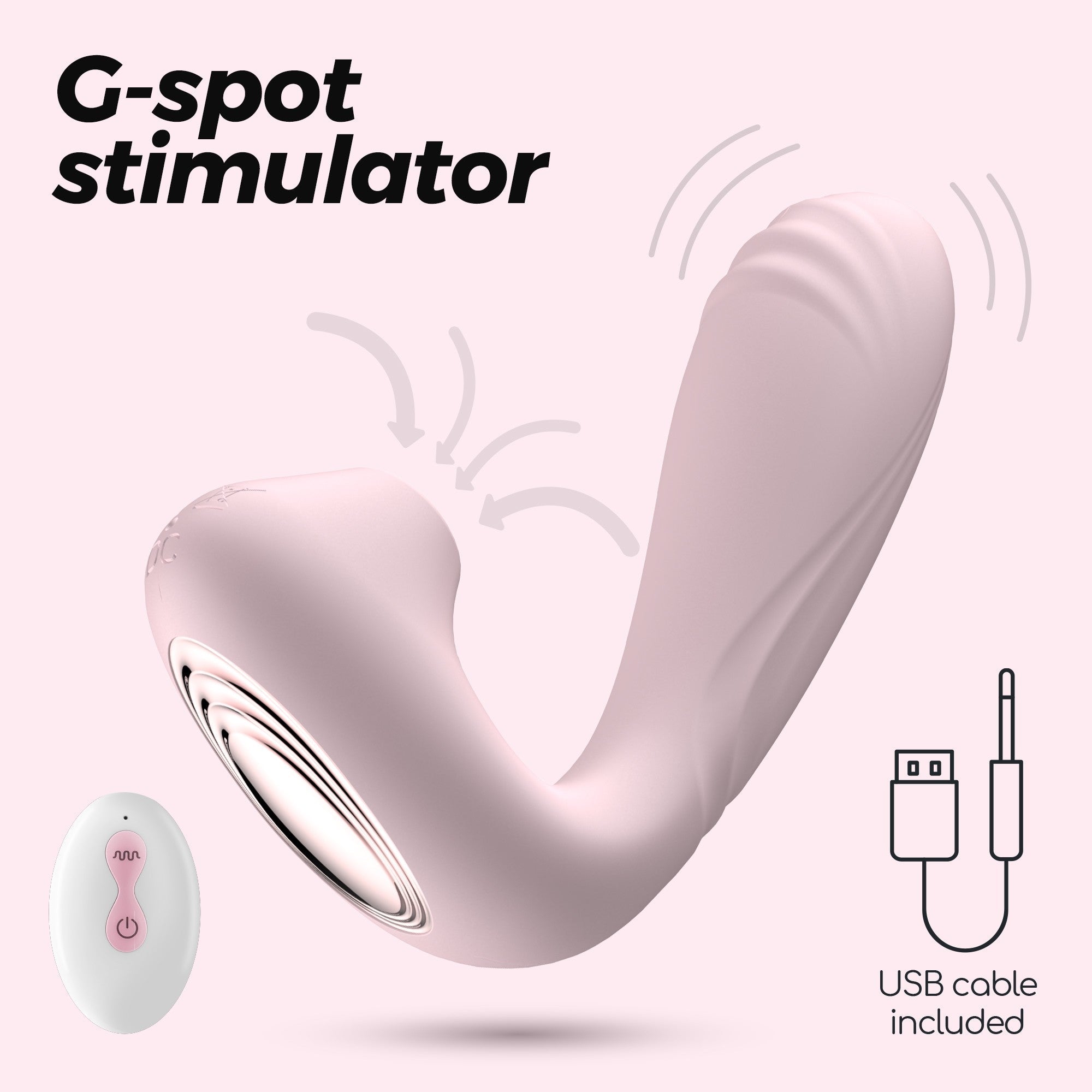CRUSHIOUS | Pookie – Remote Control Vibrator & Clitoral Stimulator 12.5 cm
