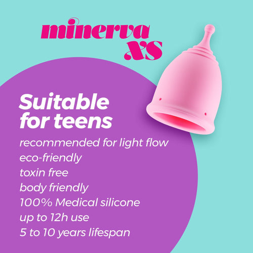 CRUSHIOUS | Minerva XS menstruatsioonitops – meditsiiniline silikoon 