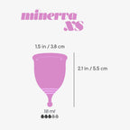 CRUSHIOUS | Minerva XS Menstrual Cup – Medical Silicone – With Pouch or With Toy Cleaner