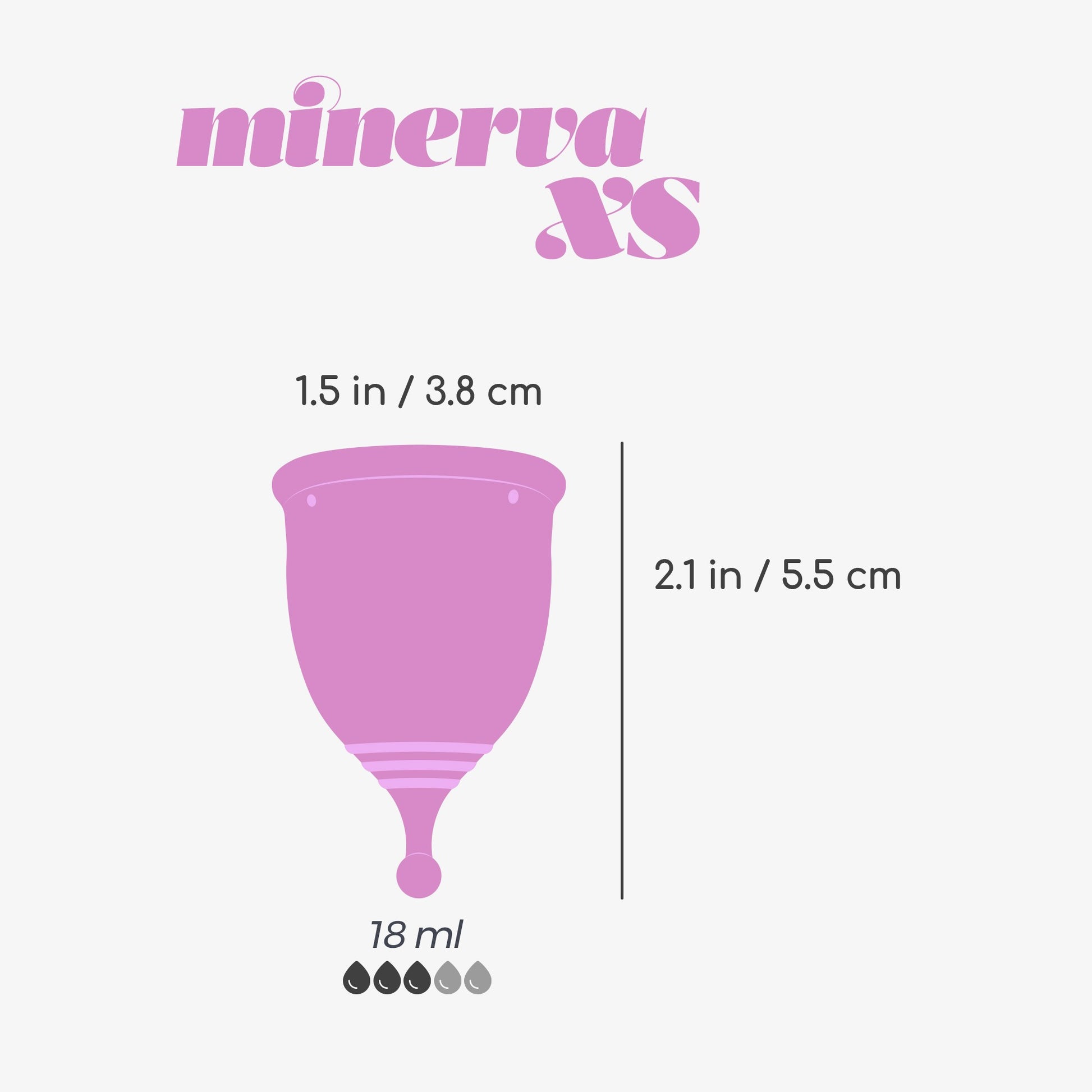 Crushious Minerva XS menstruaalanum koos kotikesega