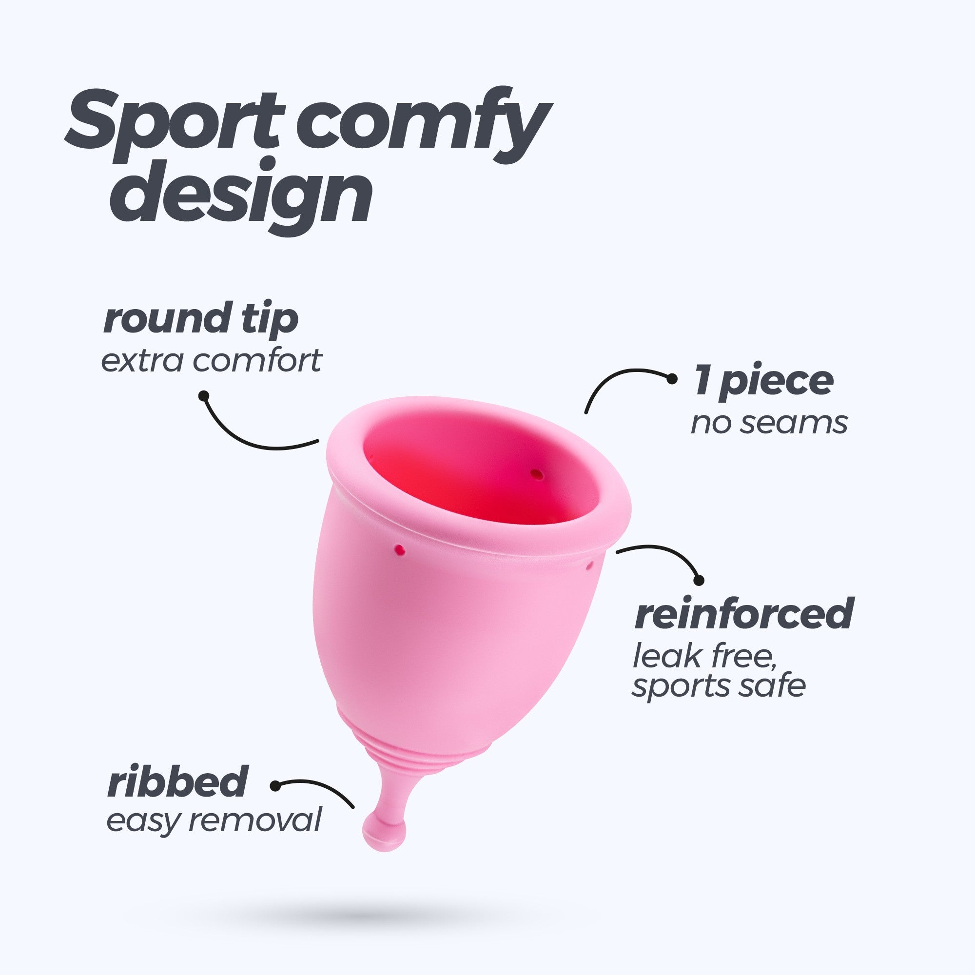 CRUSHIOUS | Minerva XS Menstrual Cup – Medical Silicone – With Pouch or With Toy Cleaner