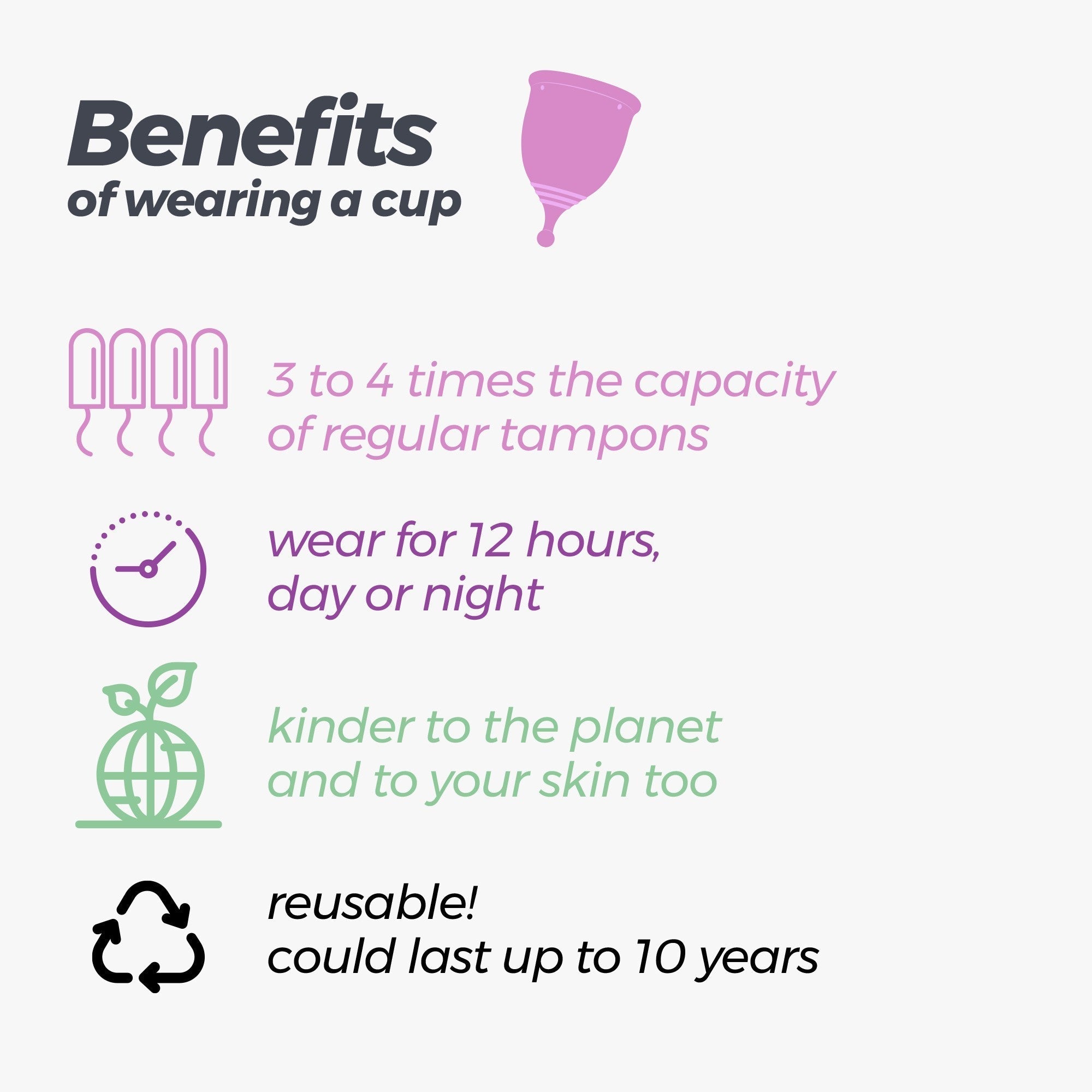 CRUSHIOUS | Minerva S + L Menstrual Cup Set – 2 Sizes – With Pouch or With Toy Cleaner