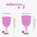 CRUSHIOUS | Minerva S + L Menstrual Cup Set – 2 Sizes – With Pouch or With Toy Cleaner