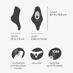 CRUSHIOUS | Mobula – Remote-Controlled Panty Vibrator