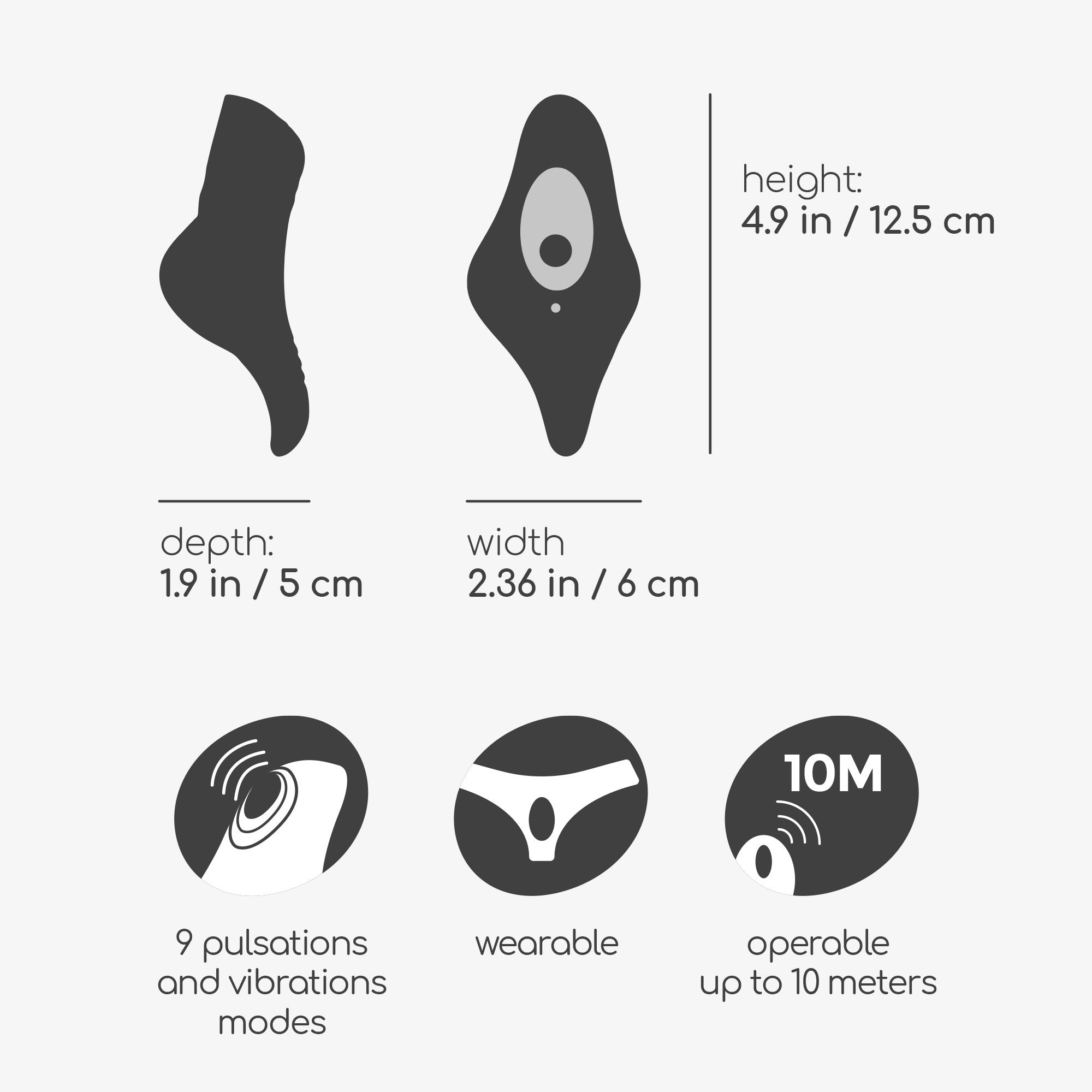 CRUSHIOUS | Mobula – Remote-Controlled Panty Vibrator