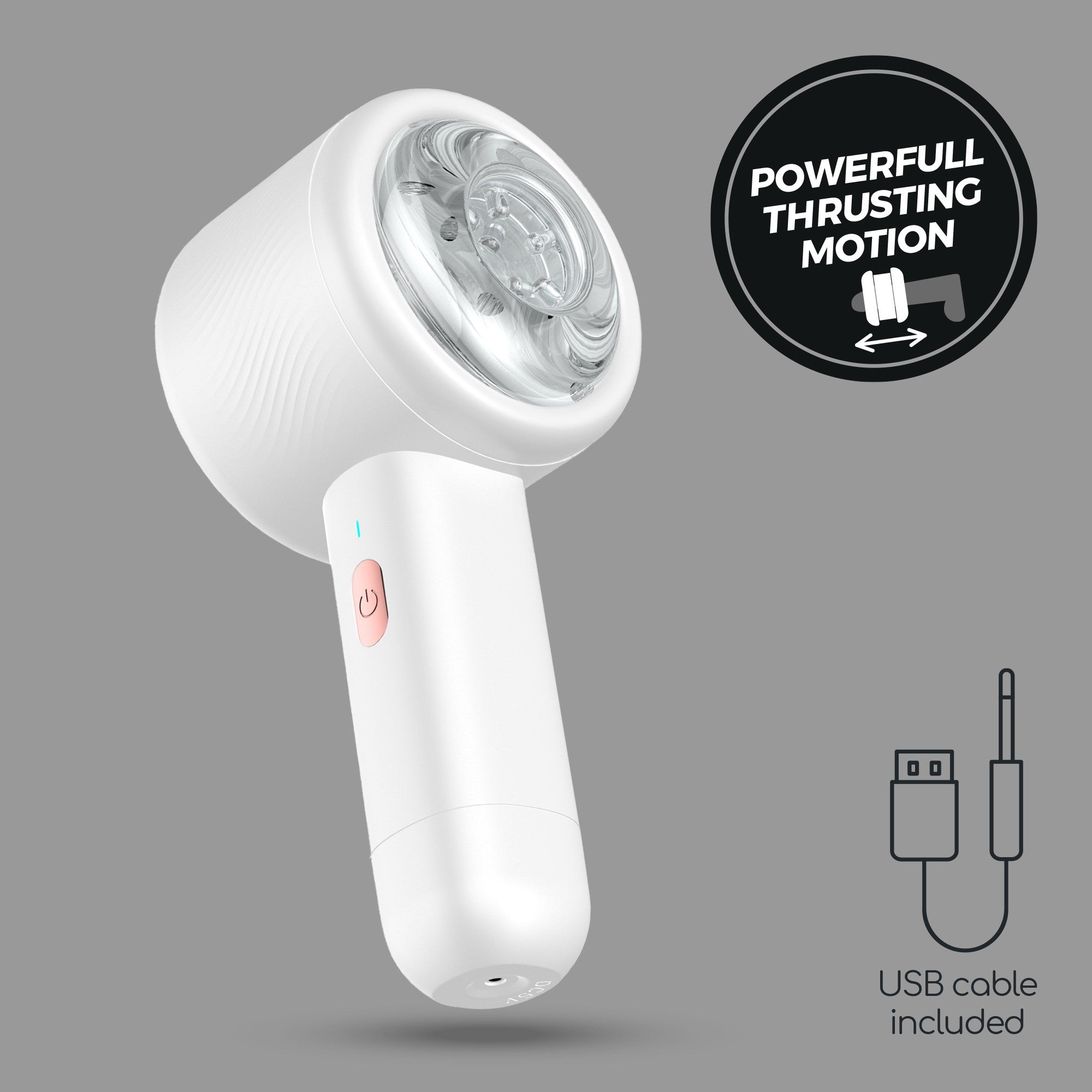 CRUSHIOUS | Magnetus – Rechargeable Thrust Masturbator for Men 19.8 cm