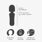 CRUSHIOUS | Wanda – Rechargeable Mini Vibrator 12.5 cm