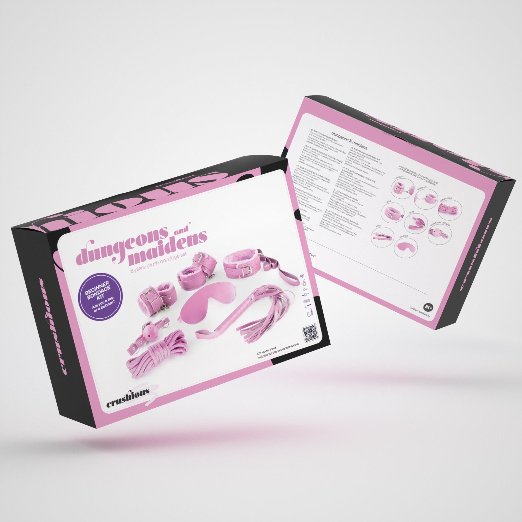 CRUSHIOUS | Dungeons & Maidens – 8-Piece BDSM Kit