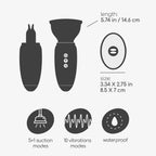 CRUSHIOUS | Scarlet – Rechargeable Clitoral & Nipple Stimulator