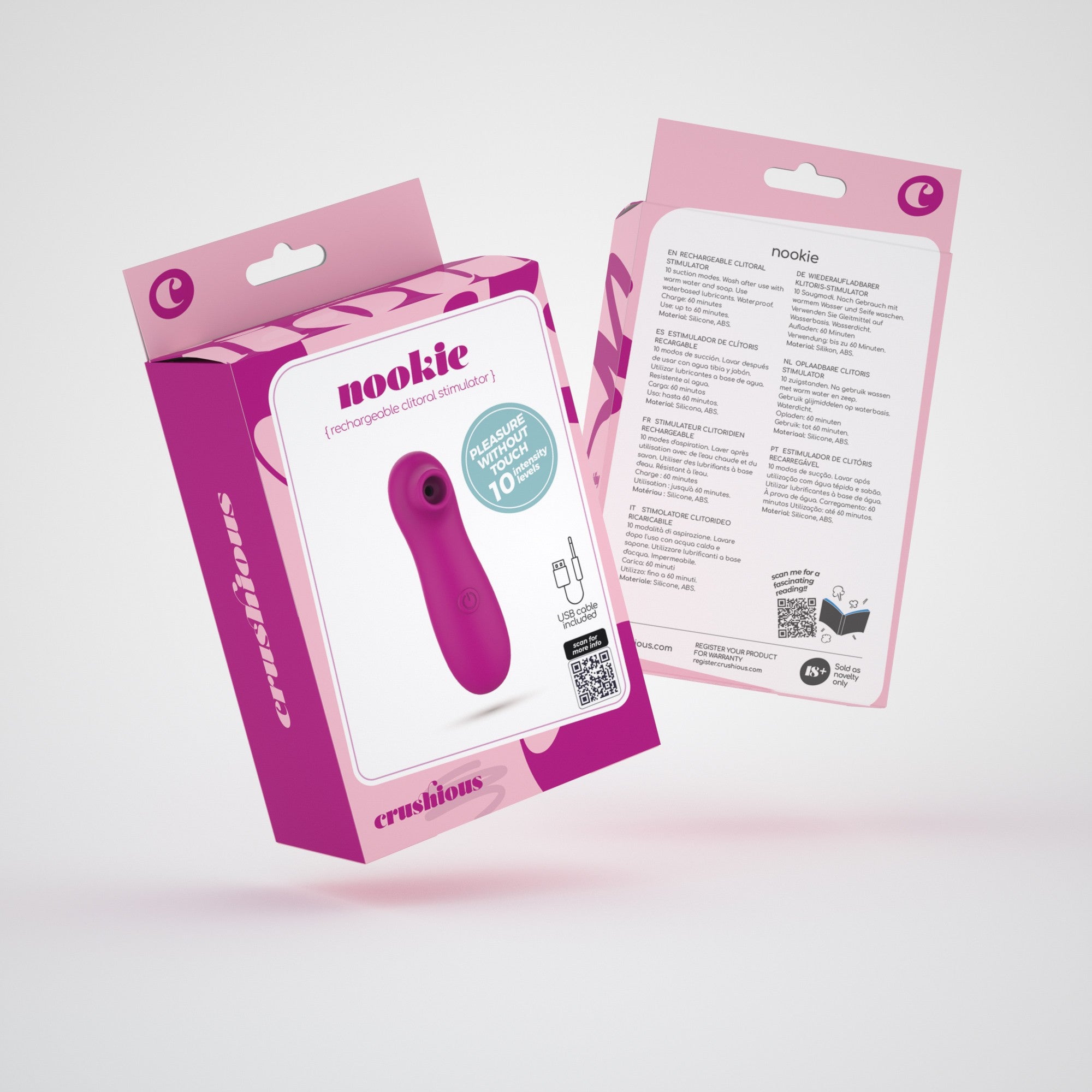 CRUSHIOUS | Nookie – Rechargeable Clitoral Stimulator