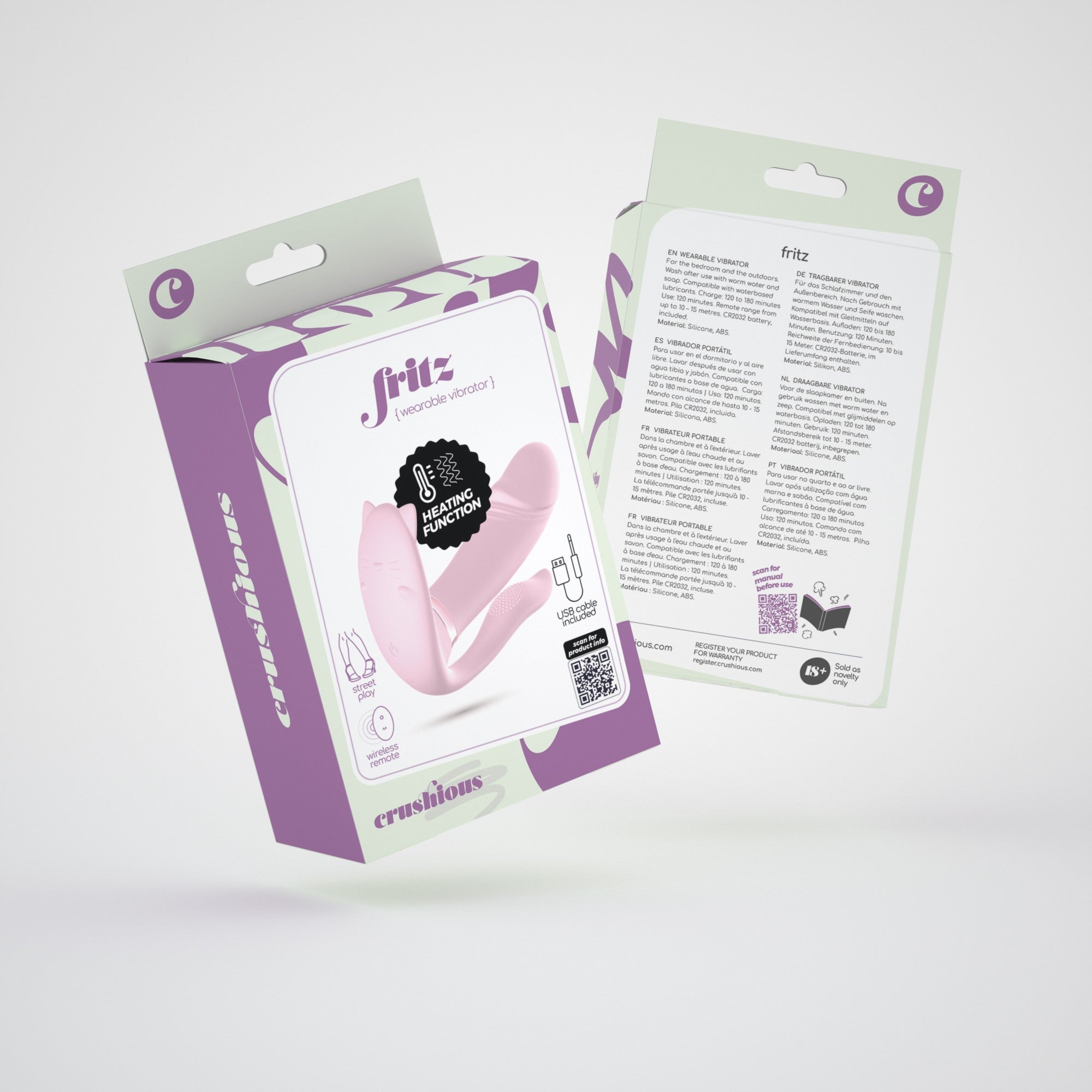 CRUSHIOUS | Fritz – Remote-Controlled Warming Stimulator