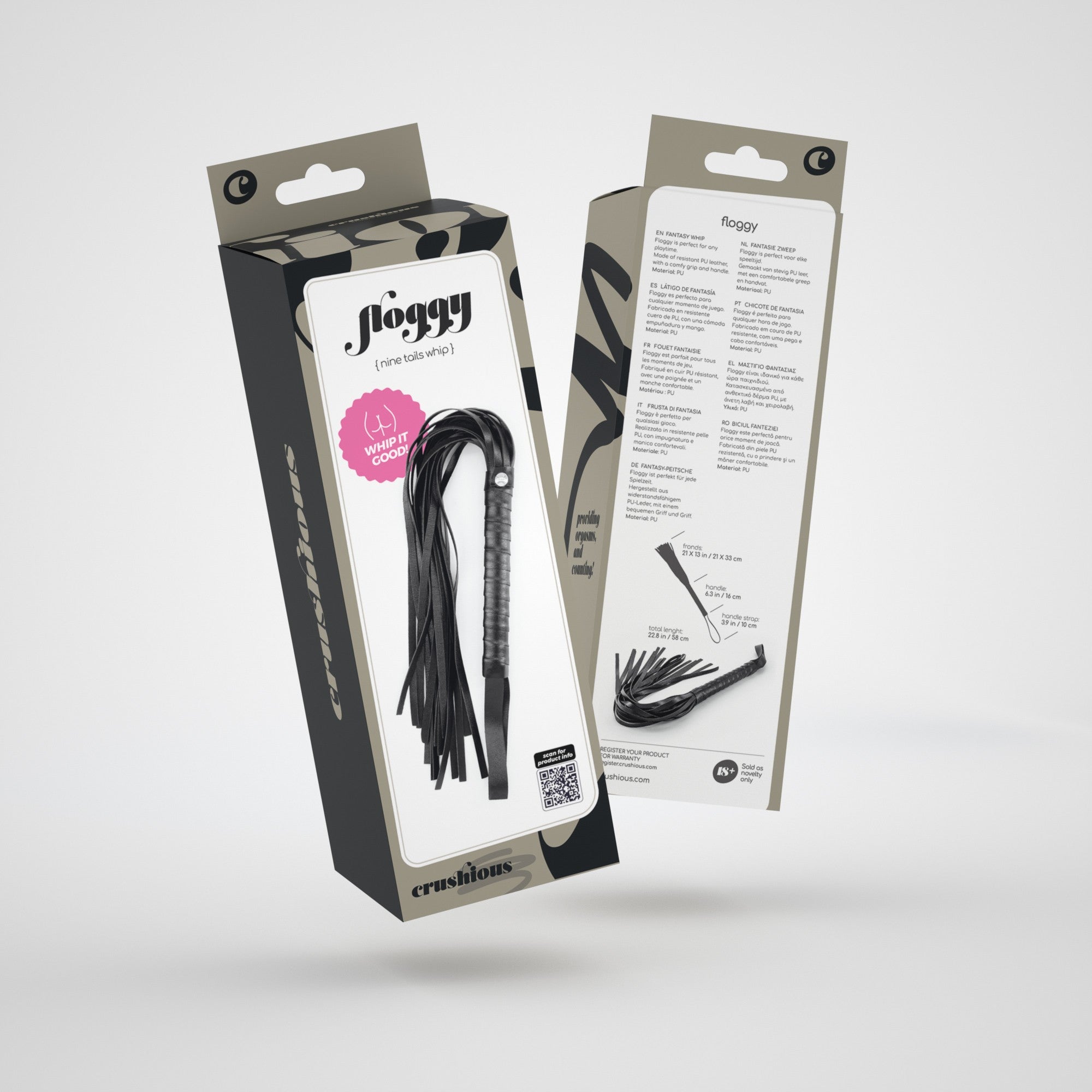 CRUSHIOUS | Floggy – Nine Tails Flogger Whip