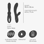 CRUSHIOUS | Dare Dong – Rechargeable Rabbit Vibrator