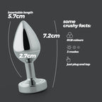 CRUSHIOUS | Borealis – LED Metal Anal Plug